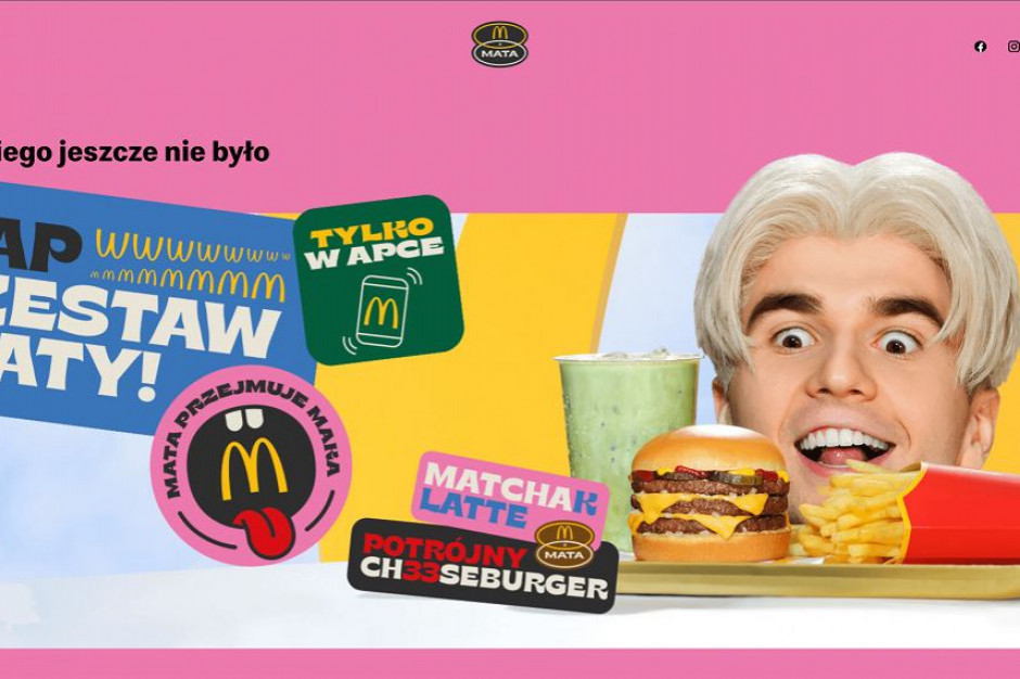 fot. zrzut ze strony McDonald's McDonald's i Mata - zadziałał mechanizm Lodów Ekipy?