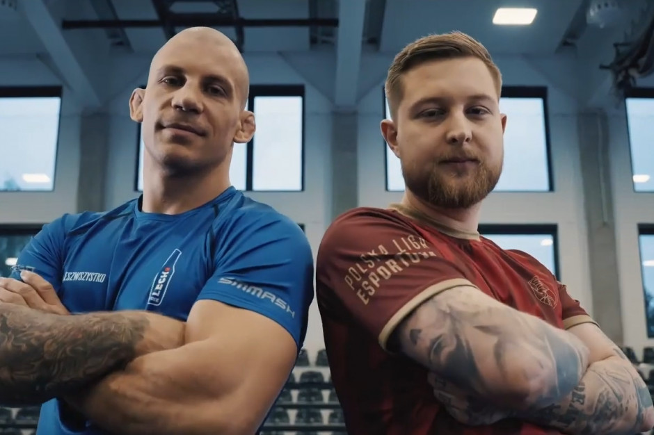 Damian Janikowski i Daniel STOMP Płomiński, fot. mat. pras. Lech Free i Polska Liga Esportowa nawiązały współpracę