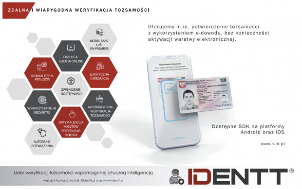 IDENTT - zdalna i wiarygodna weryfikacja tożsamości