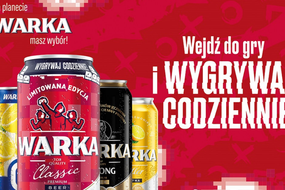 Na rynku pojawiły się unikalne puszki piwa Warka dedykowane fanom gamingu, fot. mat. pras. Warka startuje z loterią gamingową