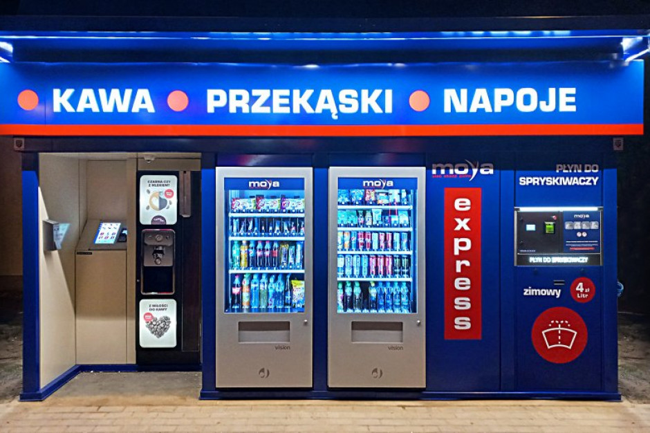 Moya wierzy w vending. Testy na stacjach express
