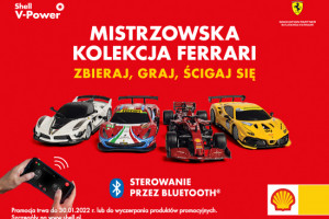 Nowa promocja na stacjach Shell - do zdobycia modele Ferrari
