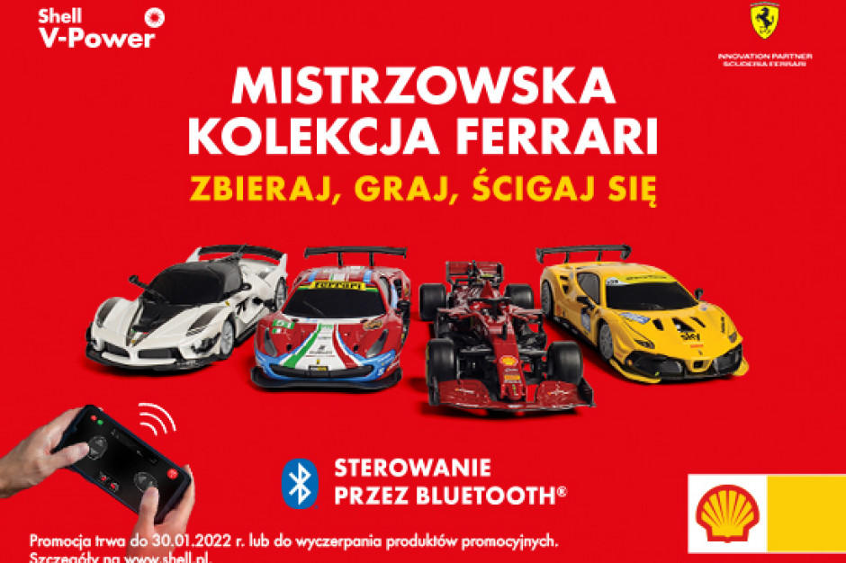 Nowa promocja na stacjach Shell - do zdobycia modele Ferrari
