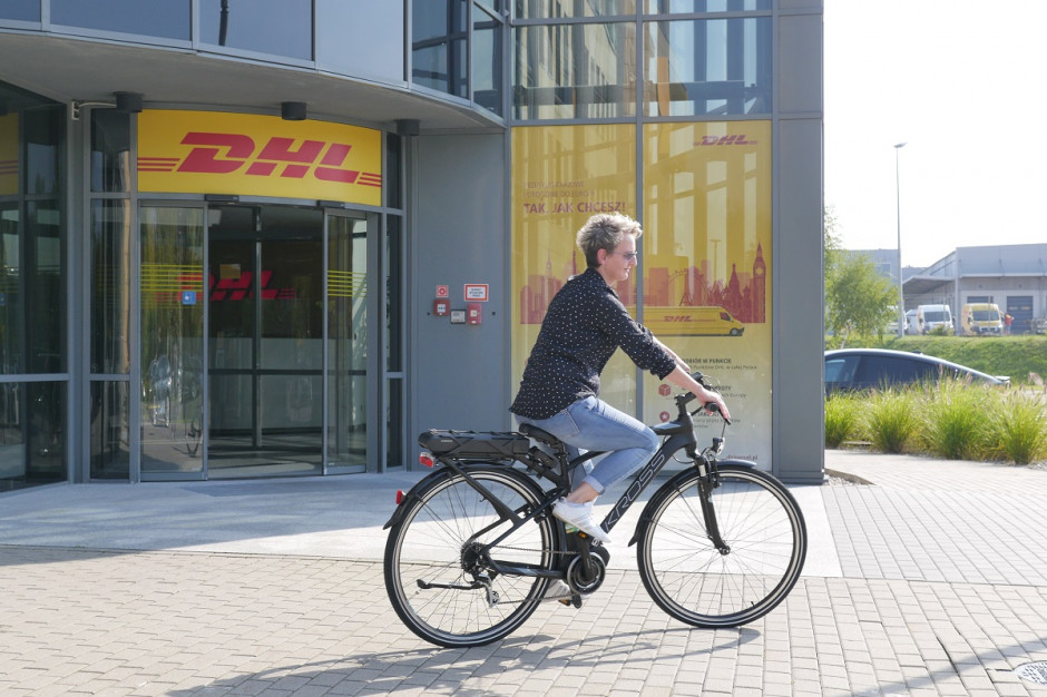 Rowery dla pracowników biurowych zostały już dostarczone do poszczególnych biur DHL Parcel w Polsce, fot. mat. pras. Elektryczne rowery dla pracowników DHL Parcel