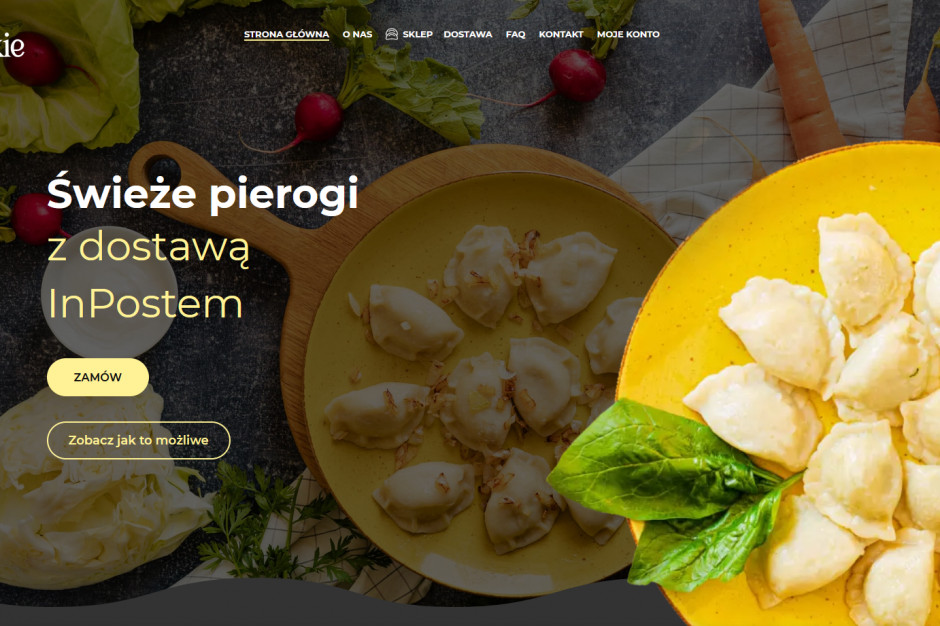fot. Pierogi Bobowskie Pierogi z Nowego Sącza sprzedają się przez paczkomaty w całej Polsce