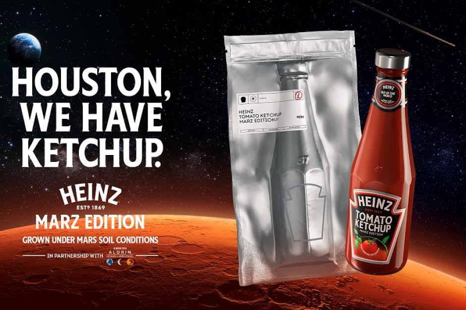 Heinz na Marsie? Ketchup z marsjańskich pomidorów jest możliwy, fot. materiały prasowe Heinz sprawdza czy da się uprawiać pomidory na Marsie