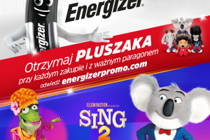 W kampanii Energizer do zdobycia maskotki z filmu Sing 2