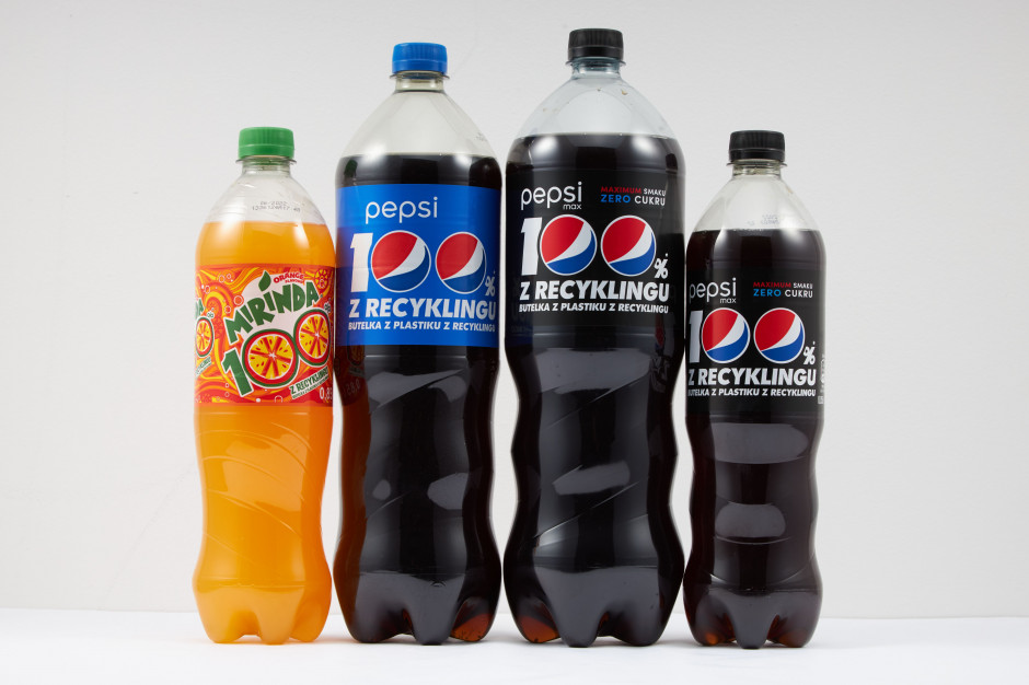 Napoje Pepsi oraz Mirinda w butelkach pochodzących w 100% z recyklingu