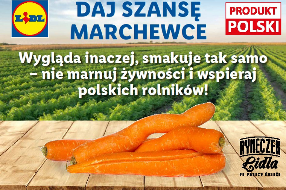 Lidl sprzedaje krzywe marchewki w cenie 1 zł za kilogram. Będzie hit?