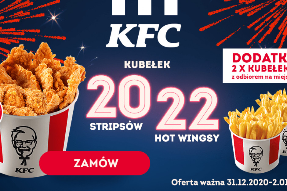 Kubełek KFC na Nowy Rok. Promocyjny zestaw tylko do 2 stycznia
