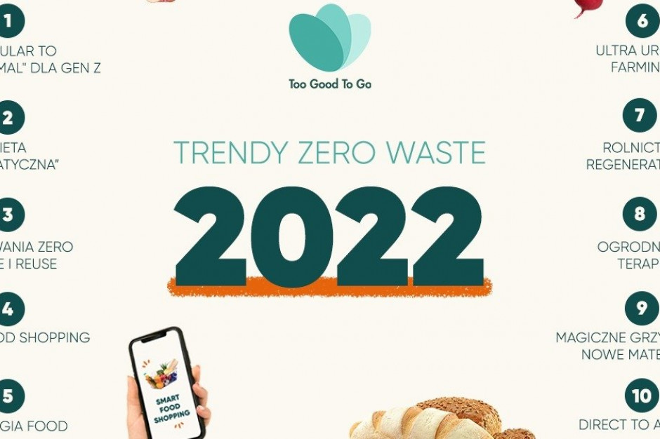 Nostalgia food, smart food shopping, ultraurban farming - trendy zero waste na 2022 rok
