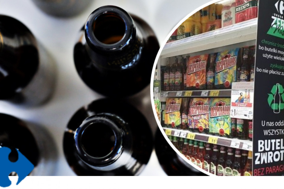 Carrefour z akcją oddawania butelek bez paragonu w sklepach franczyzowych