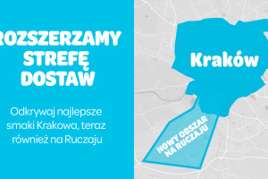Wolt rozszerza obszar dostaw w Krakowie