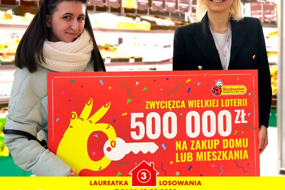 Znana kolejna zwyciężczyni loterii Biedronki. Ałła mieszka w Gdańsku, pochodzi z Ukrainy
