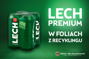 Lech wprowadza nowy typ opakowań zbiorczych – folię w 100% pochodzącą z recyklingu