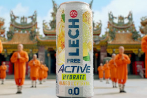 Lech Free 0,0% Active Hydrate wsparty kampanią