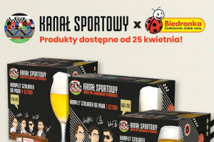 Produkty z logo Kanału Sportowego dostępne w Biedronce
