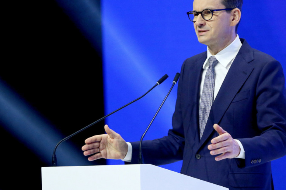 Premier Mateusz Morawiecki (fot. PAP/Zbigniew Meissner) Morawiecki: będziemy prowadzili bardzo ostrożną politykę redukcji inflacji