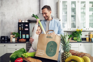 delio z kampanią promującą markę jako najszybszy supermarket online