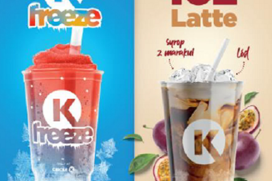 Nowości gastronomiczne od Circle K, fot. mat. pras. Napoje K-Freeze wracają na stacje Circle K