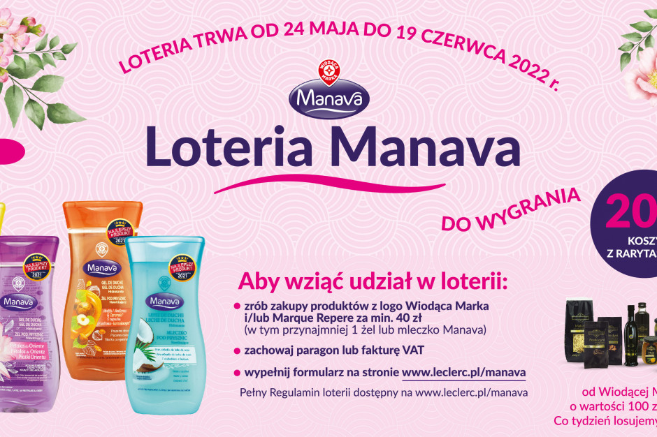 E.Leclerc i Manava organizują loterię - do wygrania kosze z rarytasami