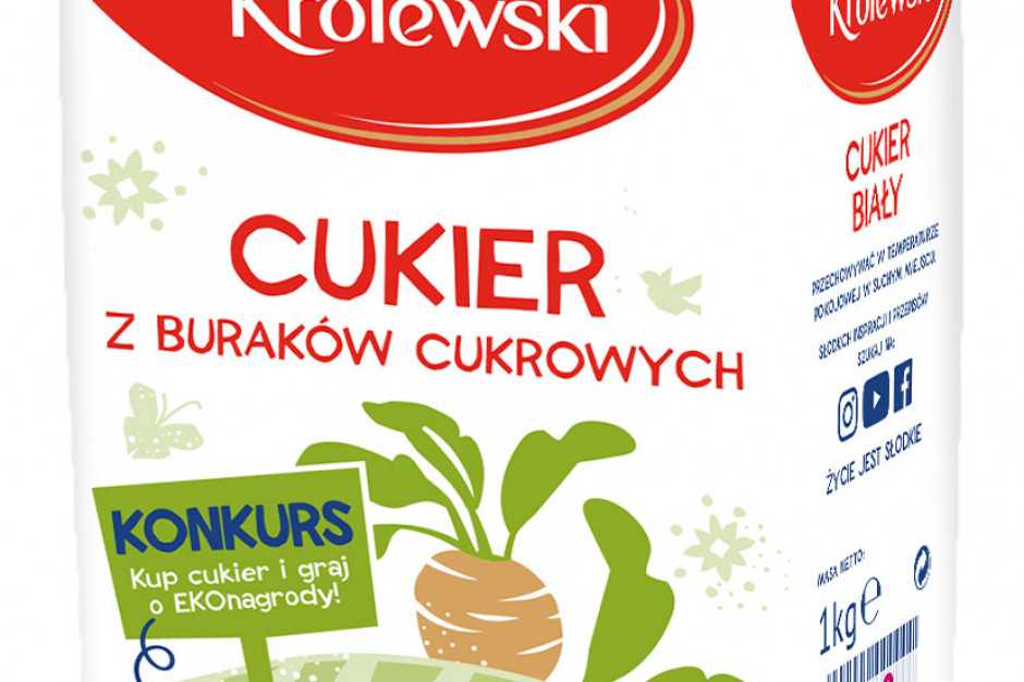 fot. Cukier królewski z buraków cukrowych Zmiana opakowania i konkurs Cukru Królewskiego od Sudzucker