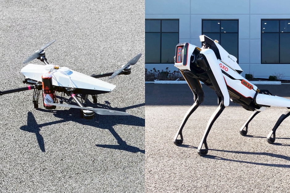 GXO chroni centra dystrybucyjne za pomocą dronów