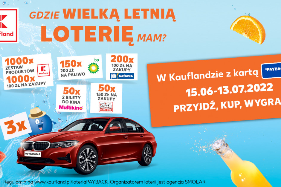 Letnia Loteria Kaufland: do wygrania 3 samochody marki BMW