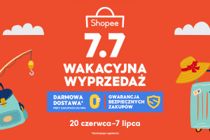 Shopee wspomaga swoich sprzedawców kampanią „7.7 Wakacyjna Wyprzedaż”
