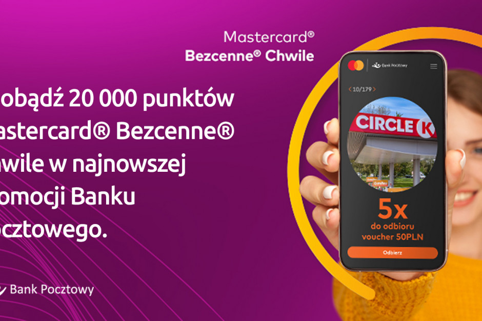 Bank Pocztowy startuje z nowymi promocjami fot. mat. prasowe Bank Pocztowy promuje płatności bezgotówkowe voucherami na paliwo