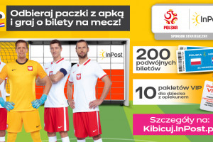 Loteria InPost: 400 wejściówek na mecz Polska-Holandia