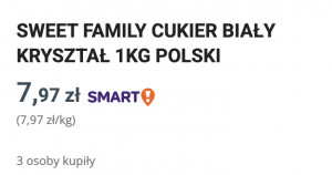 Ceny cukru na Allegro