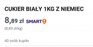 Ceny cukru na Allegro