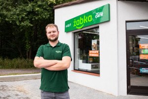 Mateusz Karcz, franczyzobiorca Żabki w najmniejszej miejscowości, fot. mat. pras.