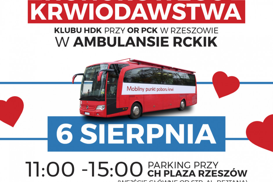 Akcja honorowego krwiodawstwa w CH Plaza Rzeszów, fot. mat. prasowe Akcja honorowego krwiodawstwa w CH Plaza Rzeszów