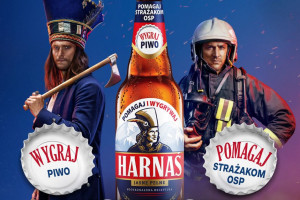 Loteria marki Harnaś: 200 tys. dla strażaków i 1 mln piw dla konsumentów