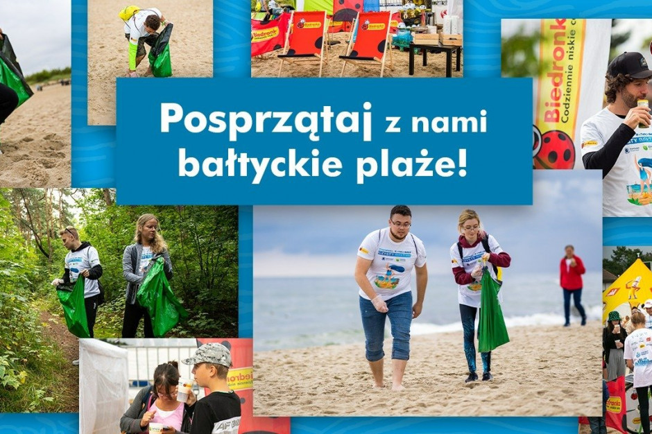 Biedronka wspiera akcję sprzątania bałtyckich plaż
