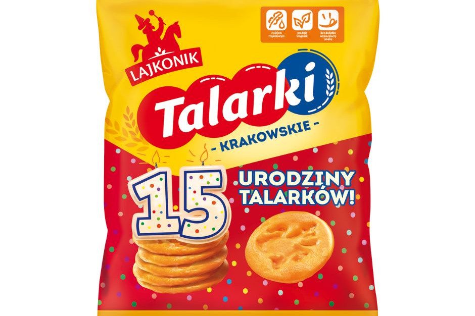 Nowe opakowania z okazji 15. urodzin Talarków Lajkonik