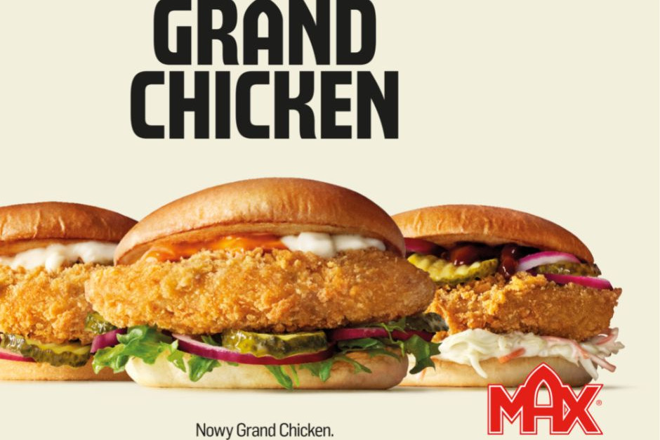 MAX Premium Burgers, fot. mat. prasowe MAX Premium Burgers: na 5 urodziny burgery z kurczakiem w ofercie