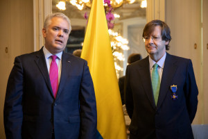 Prezes Jeronimo Martins z orderem za zasługi dla Kolumbii. Kiedyś odznaczono szefa Biedronki