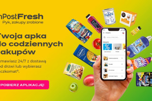 Aplikacja zakupowa InPost Fresh dostępna dla klientów w całej Polsce; fot. mat.pras.