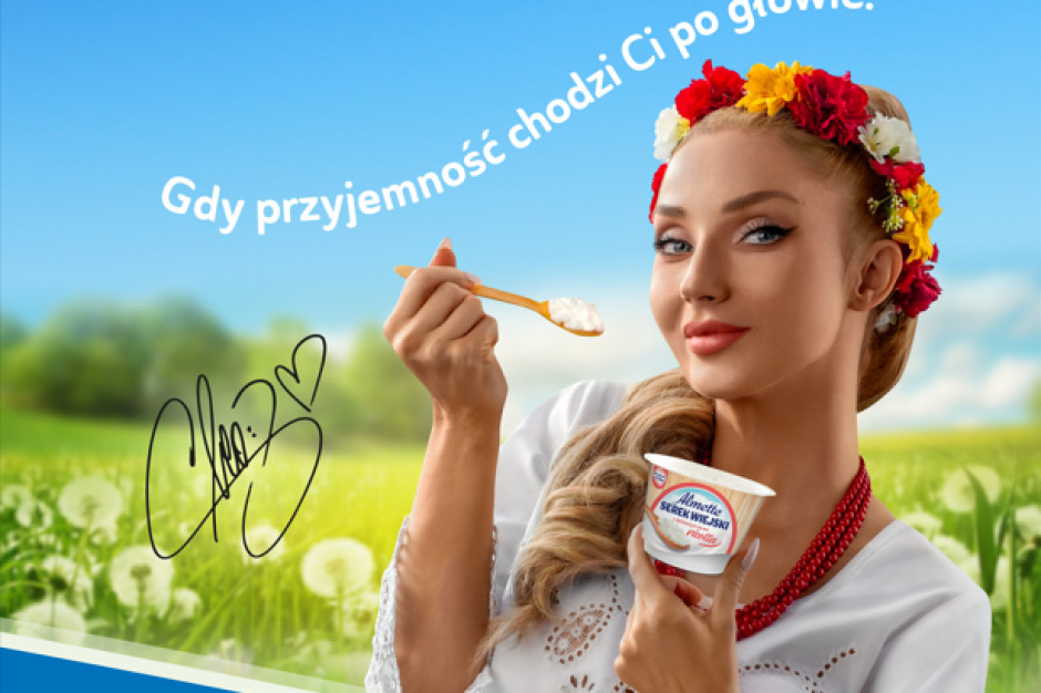 Cleo nową twarzą kampanii reklamowej serków wiejskich Almette