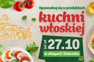 Stokrotka rozszerza asortyment. Na początek kuchnia włoska