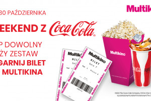Bilet do Multikina za zakup dużego zestawu z Coca-Colą