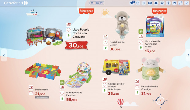 Oferta zabawek sieci Carrefour w Hiszpanii
