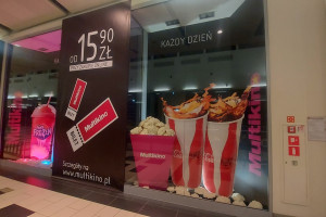 Popcorn, Coca-Cola i Frozen Fanta w reklamach barów Multikina