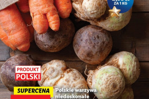 Niedoskonałe warzywa ponownie w Lidlu