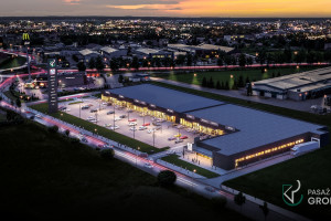 Pasaż Grodziski z pozwoleniem na budowę. Aldi najemcą spożywczym
