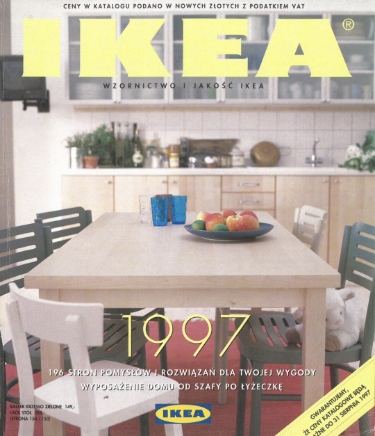 Okładka katalogu IKEA z 1997 roku