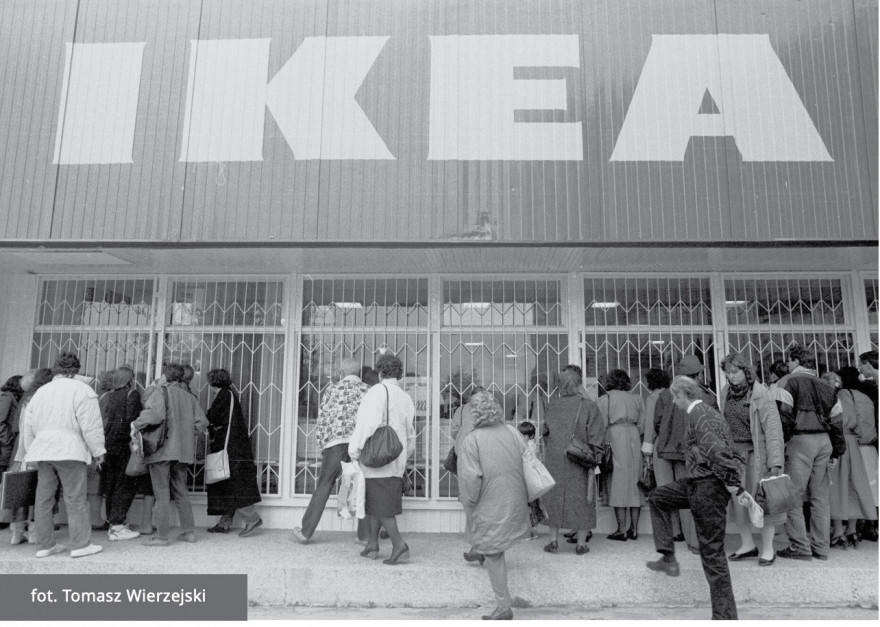 Pierwszy sklep IKEA w Polsce źródło raport IKEA